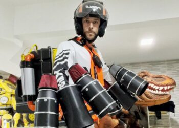 Cleber Malta: Brasileño crea mochila a chorro y sorprende al mundo con su innovación