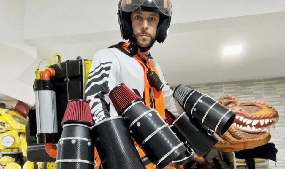 Cleber Malta: Brasileño crea mochila a chorro y sorprende al mundo con su innovación